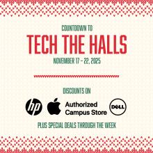 Tech The Halls at Collegiate Store